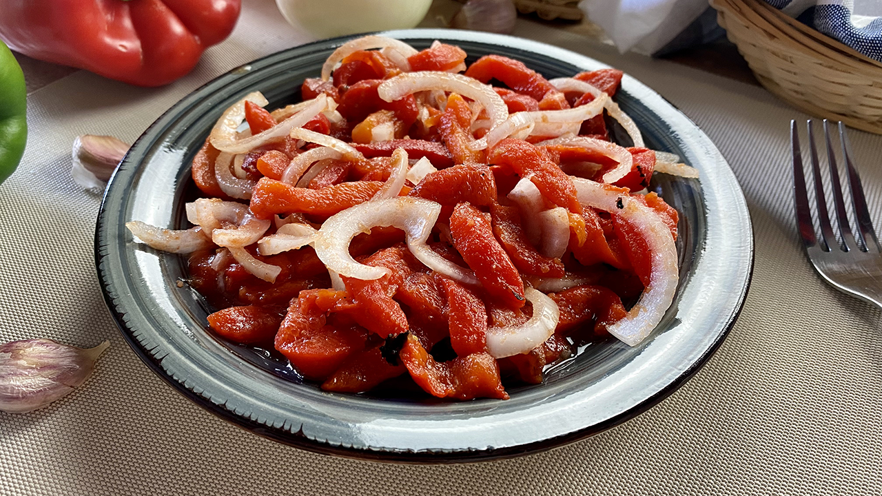 Ensalada De Pimientos Asados Receta Ideal Para El Verano