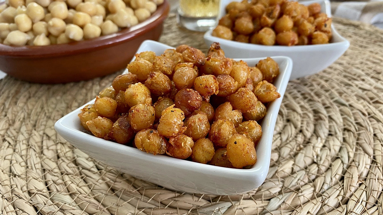 Garbanzos fritos, el más rico y crujiente aperitivo