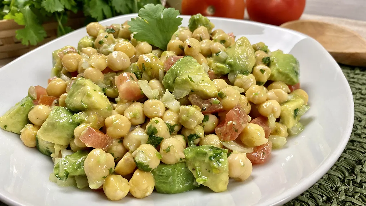 Ensalada De Garbanzos Con Aguacate Videos Paso A Paso